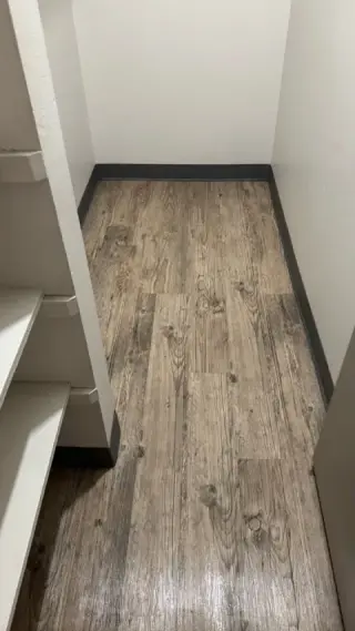 Floor after construction cleaning